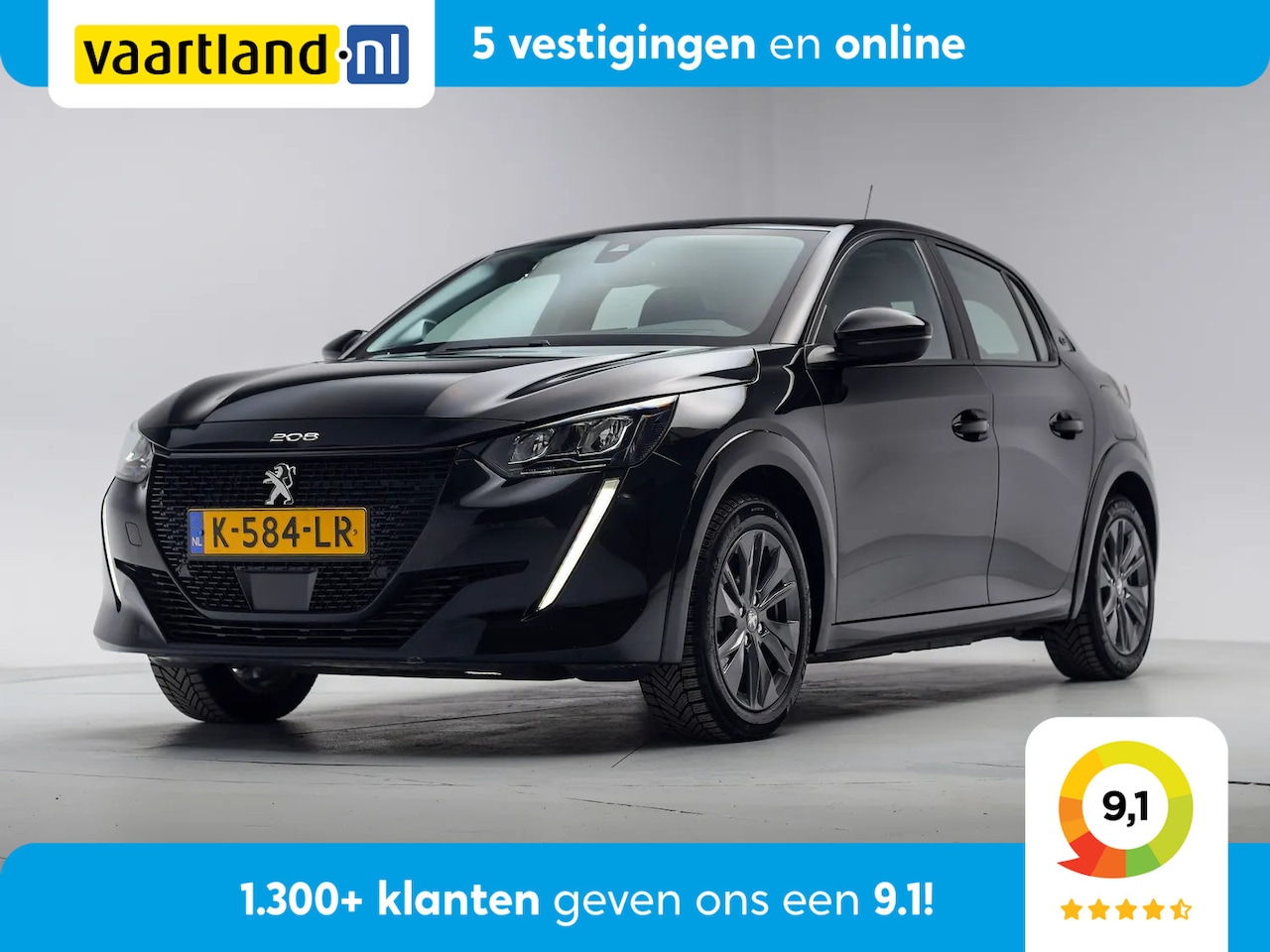 Peugeot e-208 - EV Active 50 kWh 3-Fase [ Navigatie PDC Carplay ] - AutoWereld.nl