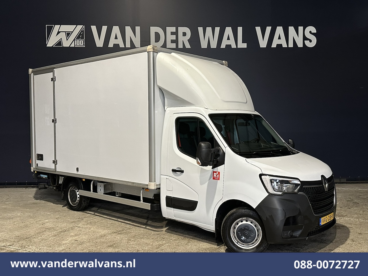 Renault Master - 2.3 dCi 146pk Bakwagen 233cm Hoog Laadklep Zijdeur Euro6 Airco | LED | Lat om Lat Betimmer - AutoWereld.nl
