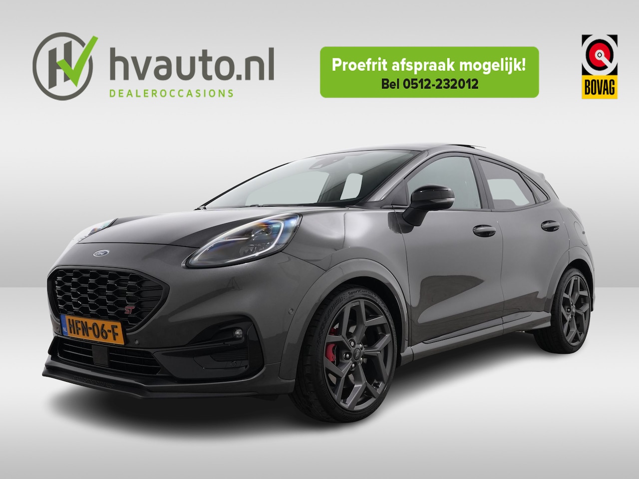 Ford Puma - 1.0 ECOBOOST 170PK HYBRID ST X PERFORMANCE AUT7 | UNIEK! | Panoramadak | Sportstoelen - AutoWereld.nl