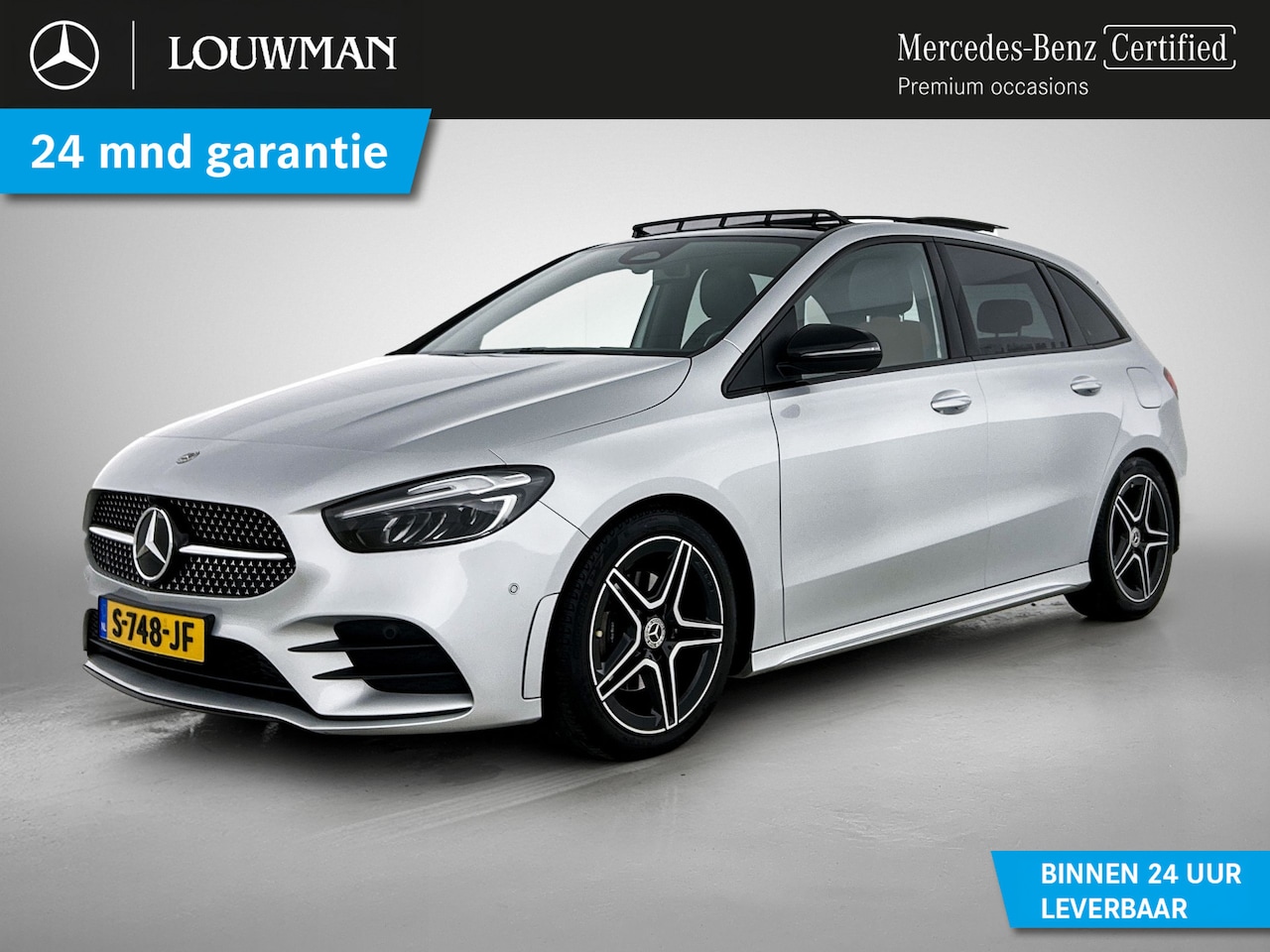 Mercedes-Benz B-klasse - 180 AMG Line | Panoramadak | Achteruitrijcamera | Distronic | Sfeerverlichting | Inclusief - AutoWereld.nl