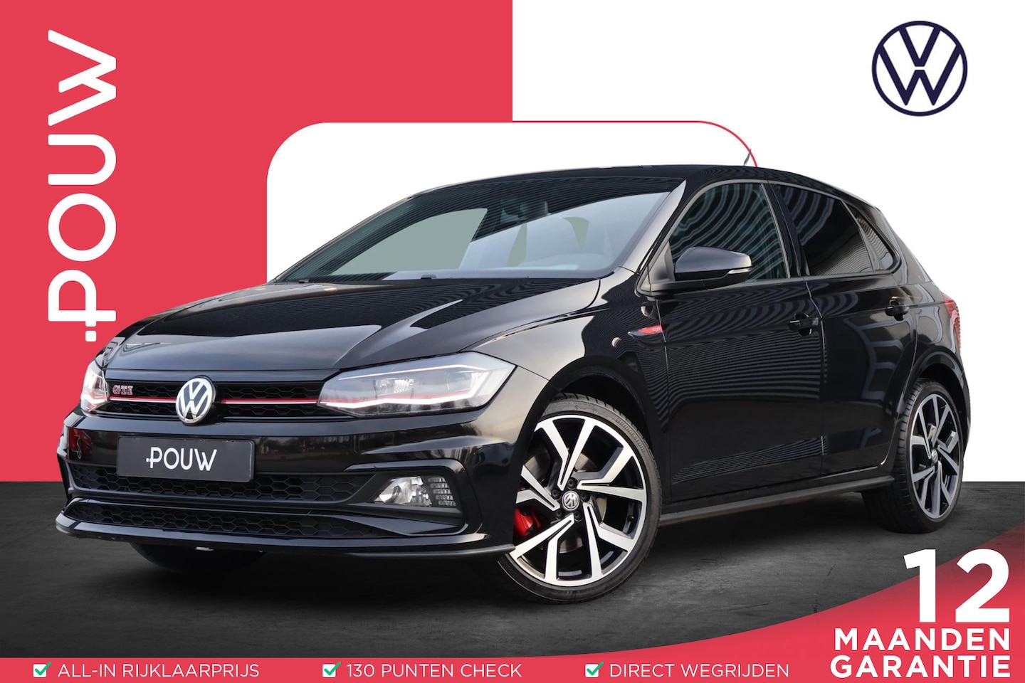 Volkswagen Polo - GTI 2.0 TSI 200pk DSG | Apple CarPlay & Android Auto | 18" Brescia Velgen | Drive Mode Sel - AutoWereld.nl
