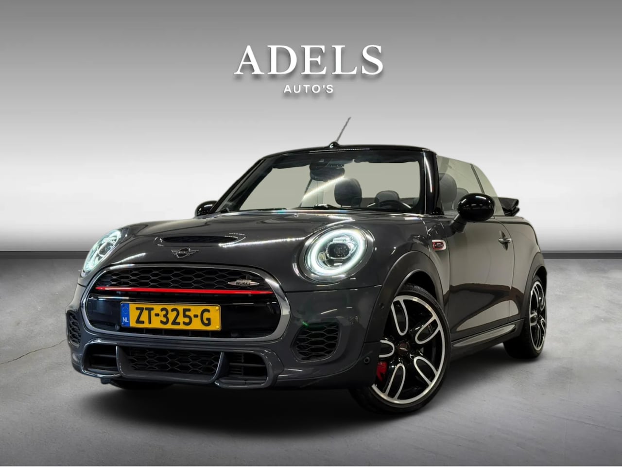 MINI Cabrio - Mini 2.0 John Cooper Works Chili Union Jack HUD Harman Kardon ACC Keyless Leder - AutoWereld.nl