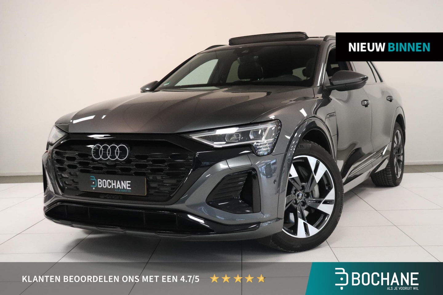 Audi Q8 e-tron - 50 quattro S Edition 95 kWh | Panoramadak | SoH 94% | Elektr stoelen | Luchtvering | LED v - AutoWereld.nl