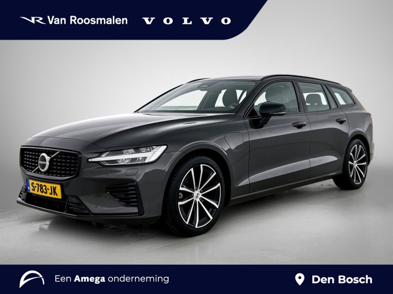 Volvo V60 - 2.0 T6 AWD Plus Dark | Trekhaak | Blis | Leder | Stoel + Stuurve - AutoWereld.nl