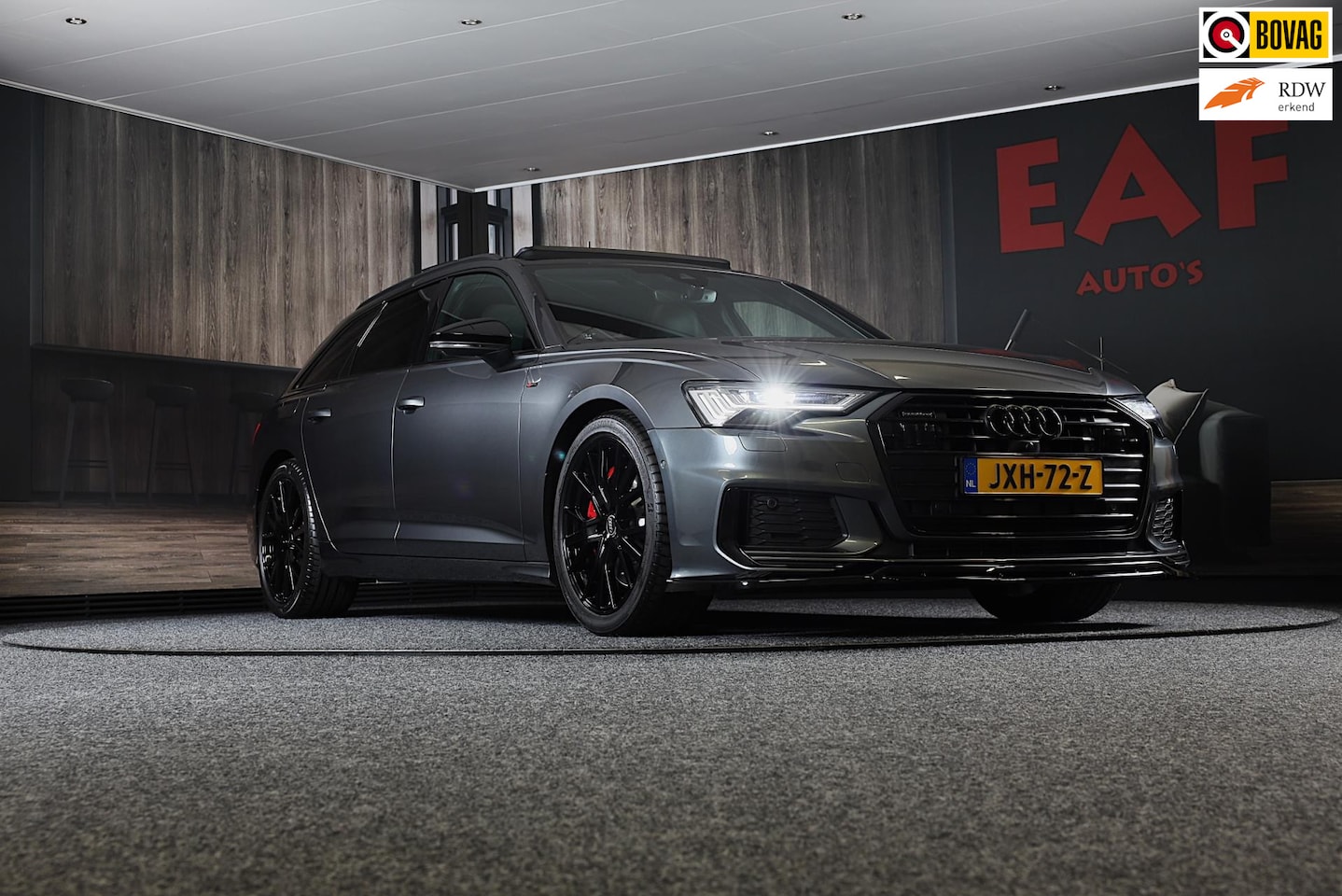 Audi A6 Avant - 55 TFSI e Quattro RS6 Look / Head Up / Carbon / Leder / Memory / Acc / F1 / Lane Assist / - AutoWereld.nl