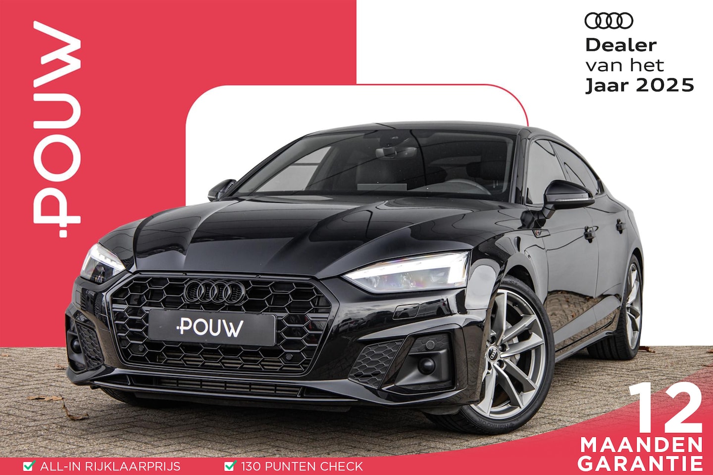 Audi A5 Sportback - 40 TFSI 204pk S Edition | 19" LMV | Achteruitrijcamera | Stoelverw. | Elektr. Stoelverst. - AutoWereld.nl