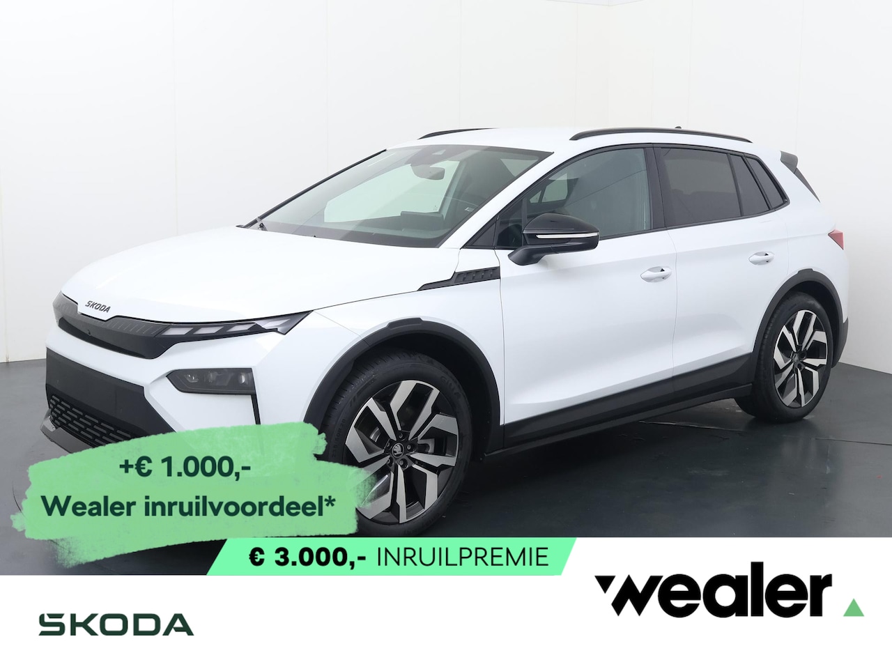 Skoda Elroq - 85 Sportline 286 PK | Trekhaak | Led Matrix | Elektrische achterklep | Verlichte Grille | - AutoWereld.nl