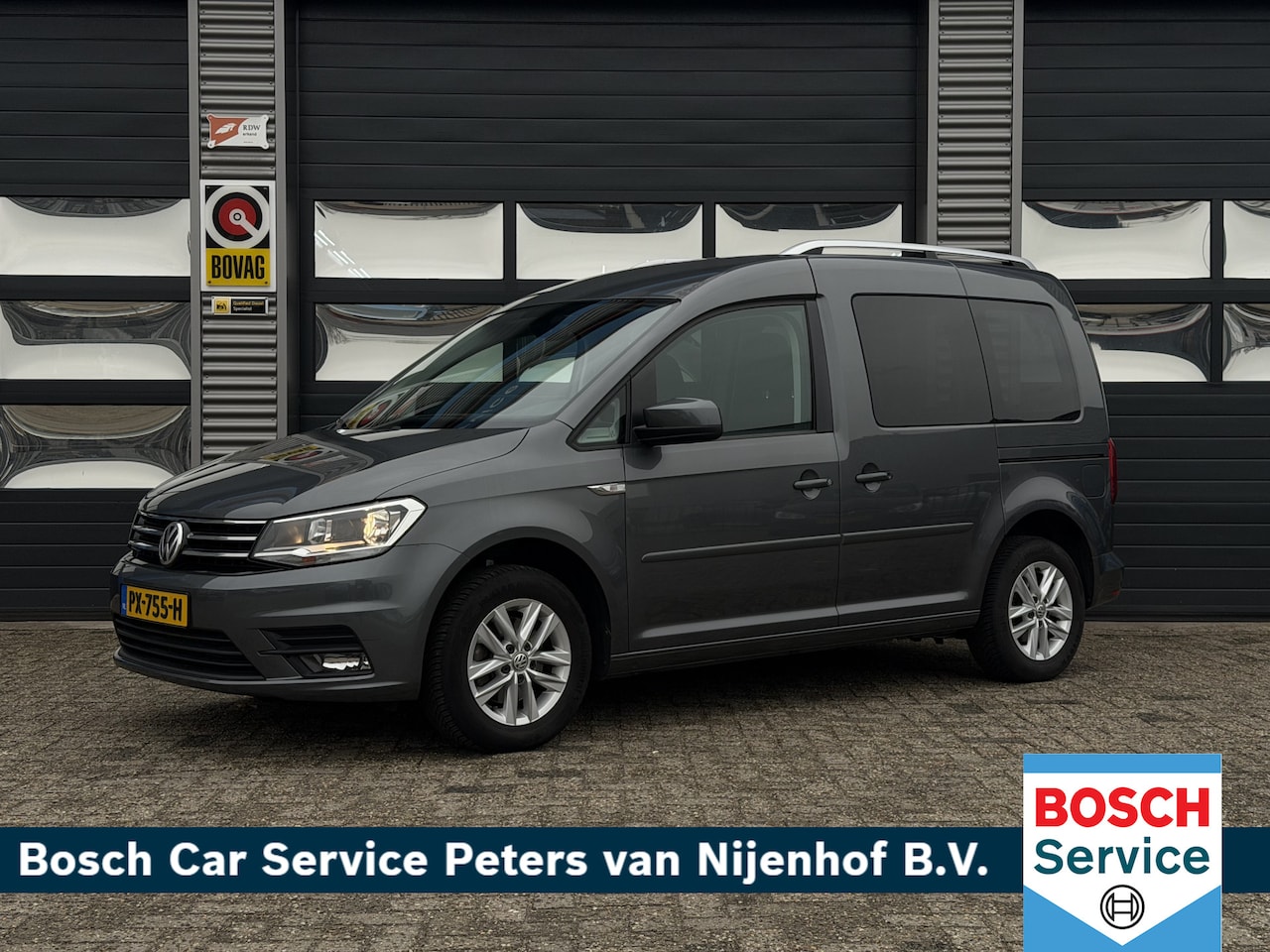 Volkswagen Caddy - 1.0 TSI Comfortline 102PK CLIMA PDC BENZINE CRUISE INVALIDE GEHANDICAPT ROLSTOEL 2XSCHUIFD - AutoWereld.nl