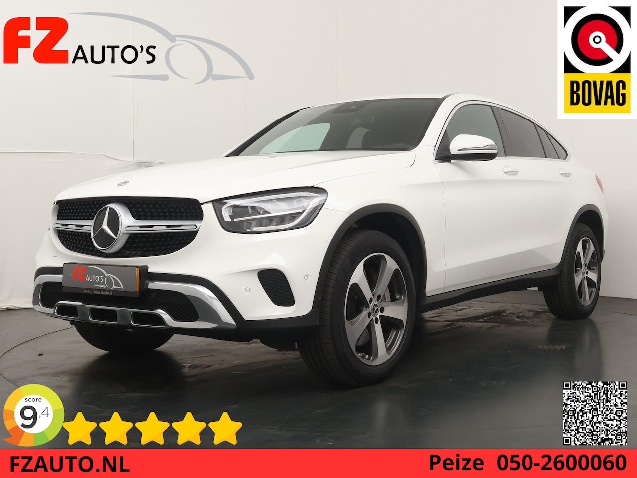 Mercedes-Benz GLC-klasse Coupé - 300e 4MATIC Business Solution Luxury - Navigatie - Stoelverwarming - Wegklapbare trekhaak - AutoWereld.nl