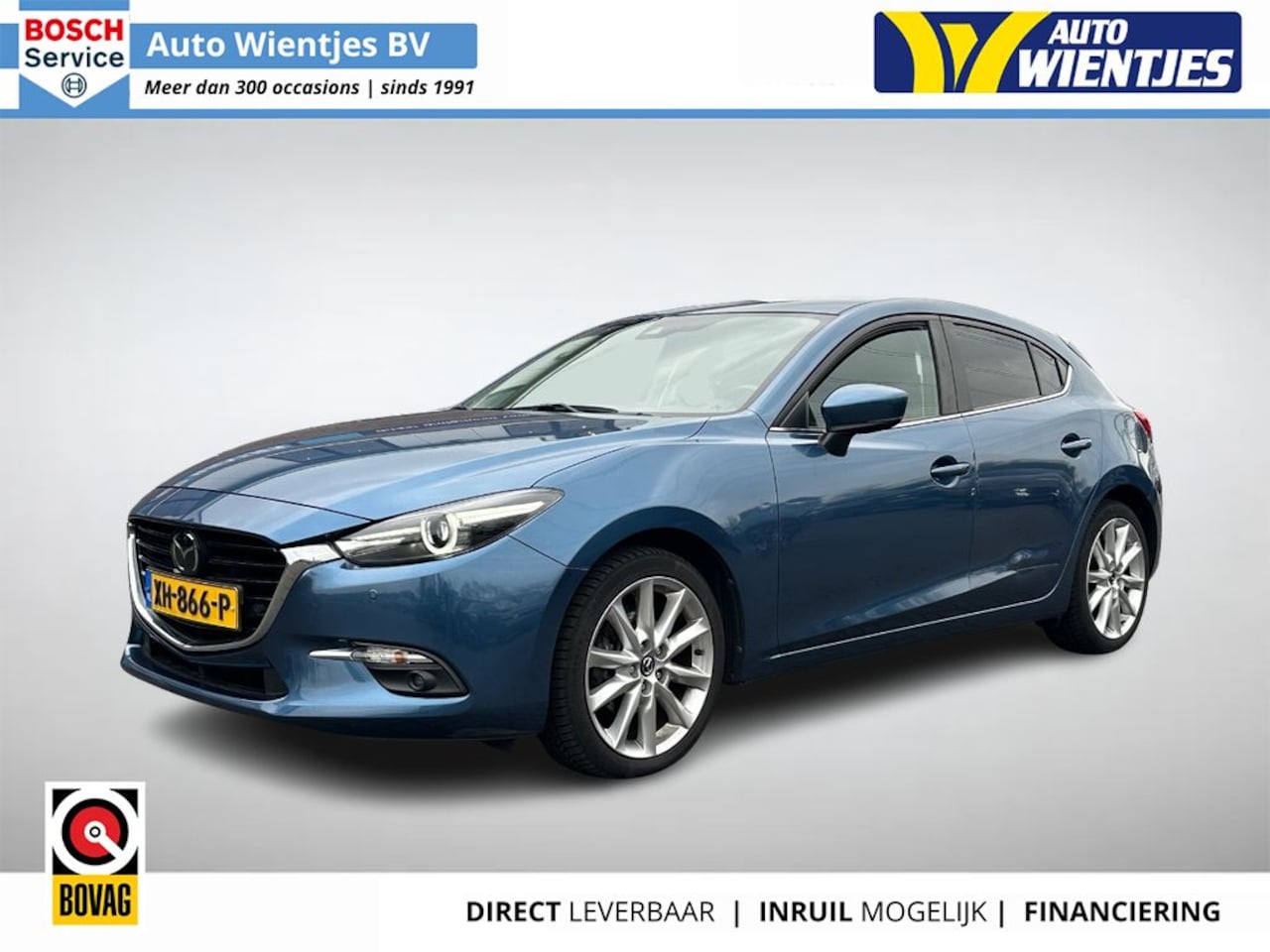 Mazda 3 - 2.0 SkyActiv-G | 120 GT-M | Leer | Navi | Adaptive - AutoWereld.nl