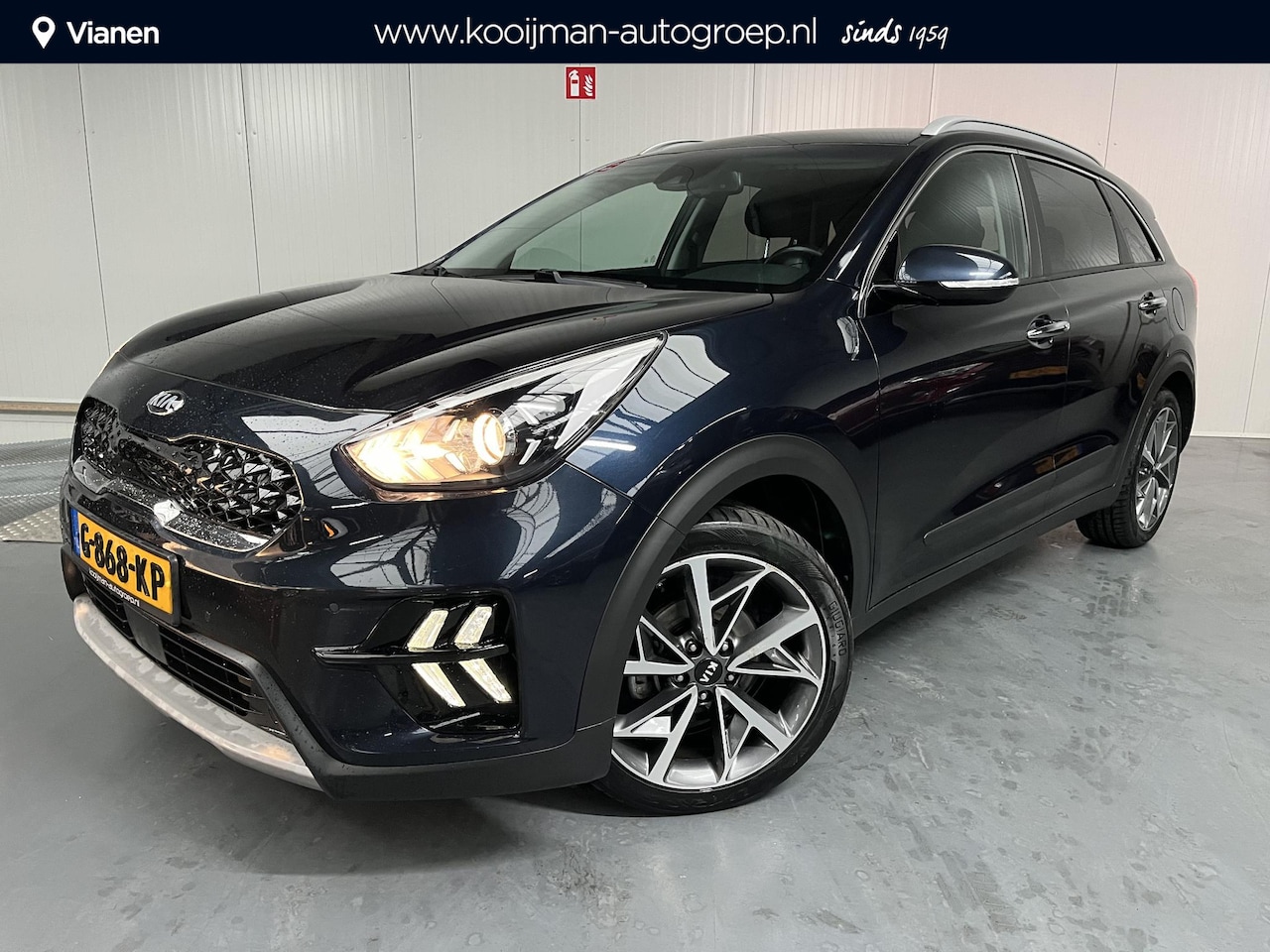 Kia Niro - 1.6 GDi Hybrid DynamicPlusLine met Trekhaak, Stoel en Stuurverwarming, Keyless Entry, Dode - AutoWereld.nl