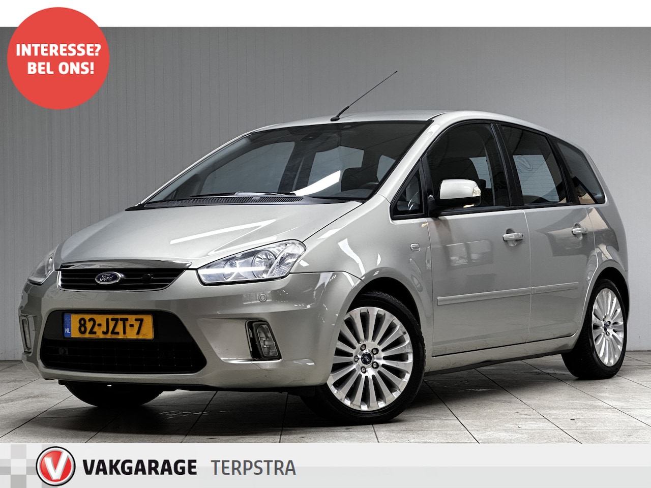 Ford C-Max - 1.8-16V Titanium Flexifuel/ Trekhaak/ Media-Scherm/ Clima/ Navi/ Cruise/ Bluetooth/ Multi. - AutoWereld.nl