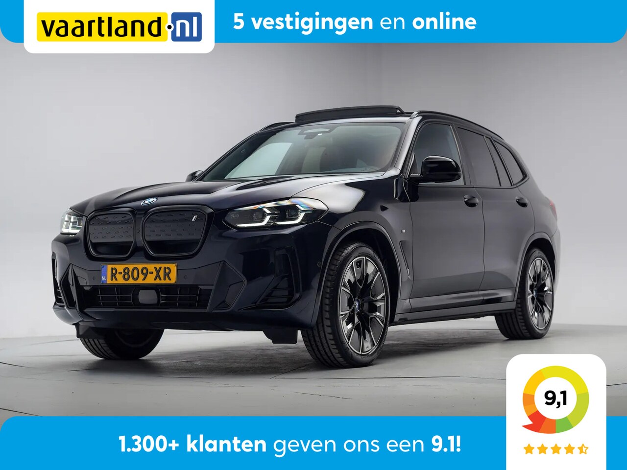 BMW iX3 - M-Sport 80 kWh Executive 3-Fase [ Panorama Leder Trekhaak Memory Camera Navi Carplay /Andr - AutoWereld.nl