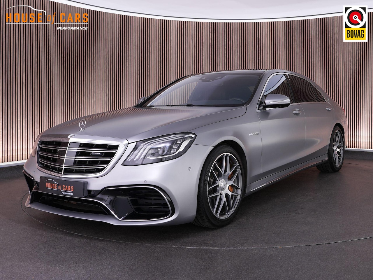 Mercedes-Benz S-klasse - 63AMG 4Matic+ Lang Premium Plus |dealer onderhouden|1e lak|keramisch|chauffeurs pakket|mag - AutoWereld.nl