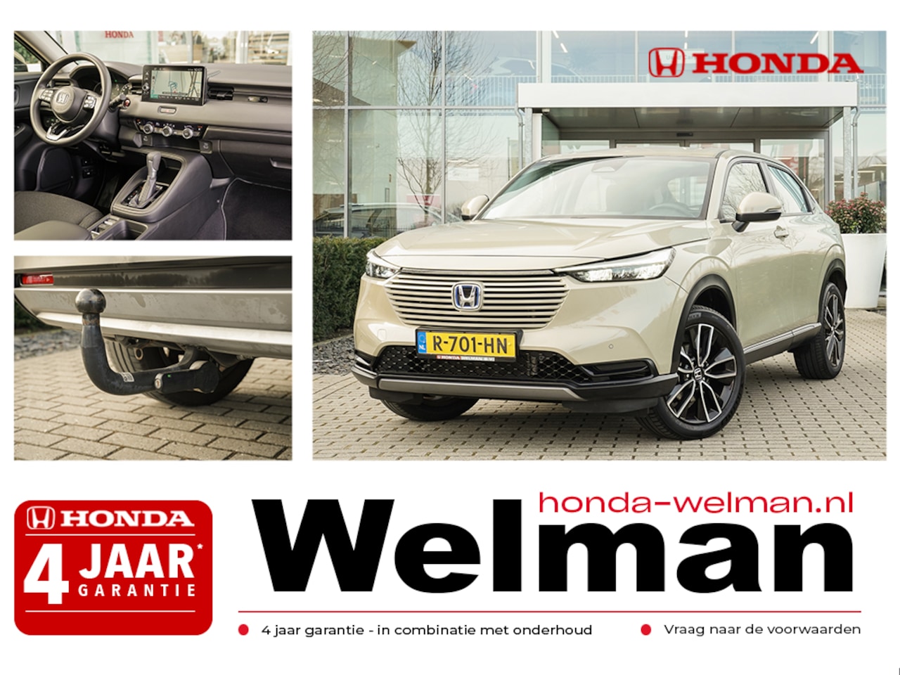 Honda HR-V - 1.5i e:HEV ELEGANCE - FULL HYBRID - TREKHAAK - AutoWereld.nl