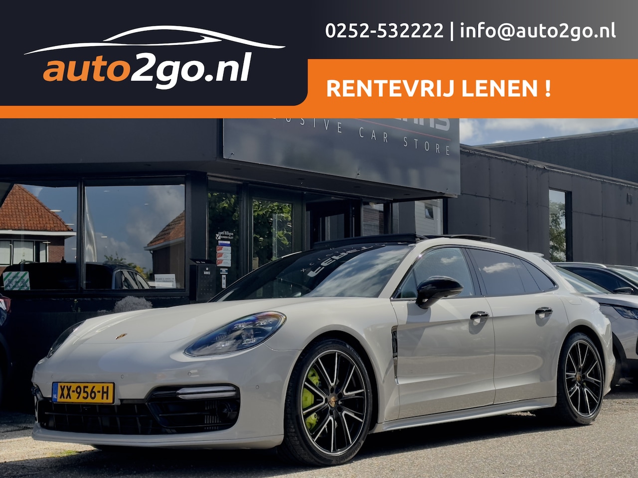 Porsche Panamera Sport Turismo - 2.9 4 E-Hybrid 462PK. PANODAK LEDER CARPLAY CAMERA CARBON SPORT-CHRONO HEAD-UPP 21''LMV PD - AutoWereld.nl