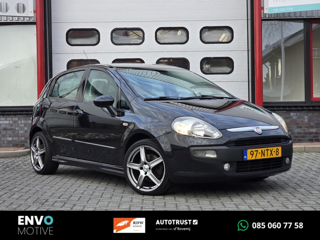 Fiat Punto Evo - 1.3 M-Jet Dynamic Clima/APK/LMV/Ketting v.v. - AutoWereld.nl