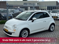 Fiat 500 - 0.9 TwinAir Turbo Lounge KMST NAP Pano l Airco l MTF-stuur l bleu and me l LMV TOPSTAAT l