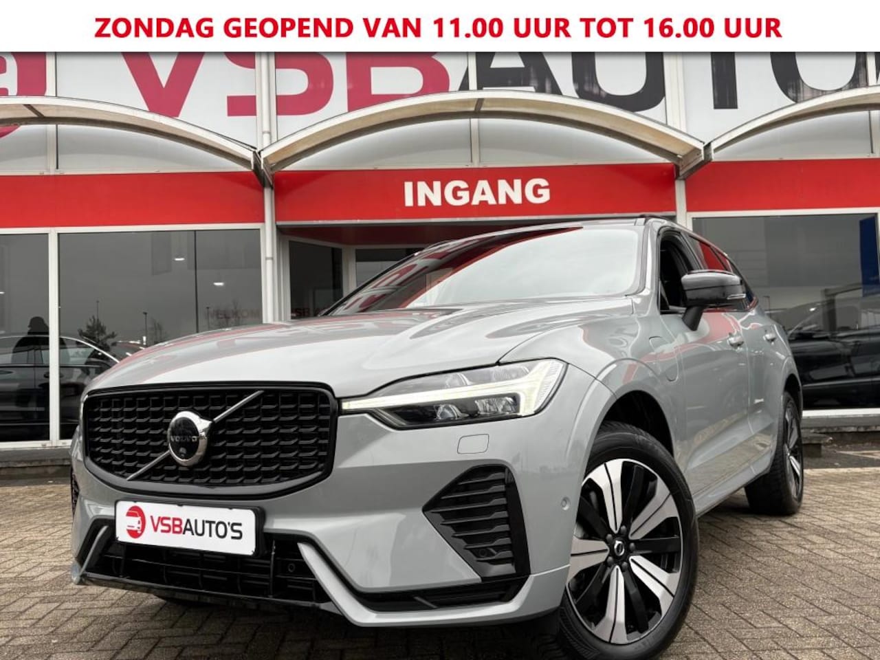 Volvo XC60 - 2.0 T6 AWD RECHARGE 350PK AUT. PLUS-DARK LEER PANO-DAK HARMAN-KARDON 360-CAMERA - AutoWereld.nl
