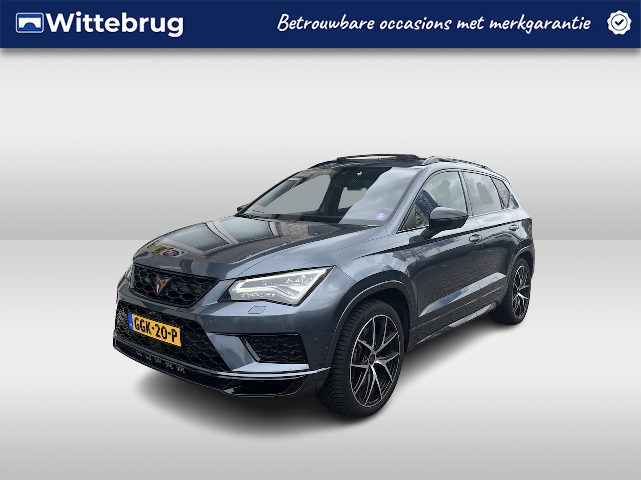 CUPRA Ateca - 2.0 TSI 4DRIVE / AUTOMAAT/ 300 PK/ PANO/ TREKHAAK/ LEER/ 360 CAMERA/ BEATS/ ELEK.KLEP/ ELE - AutoWereld.nl