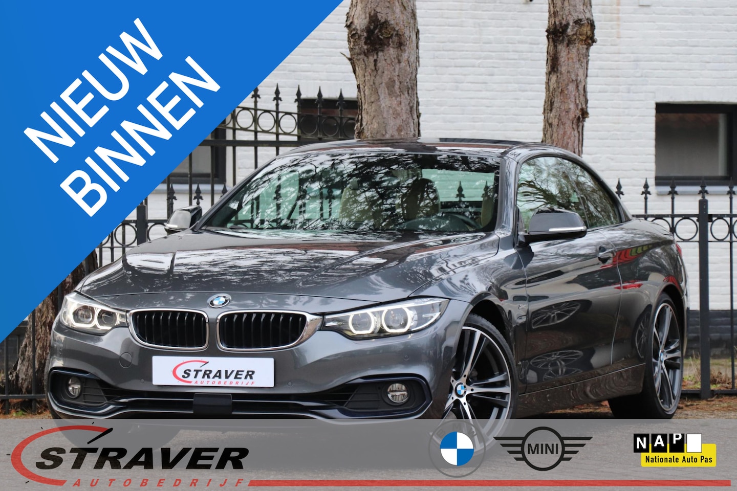 BMW 4-serie Cabrio - 420i High Executive |Individual |Elektrische stoelen |Stuurverwarming - AutoWereld.nl