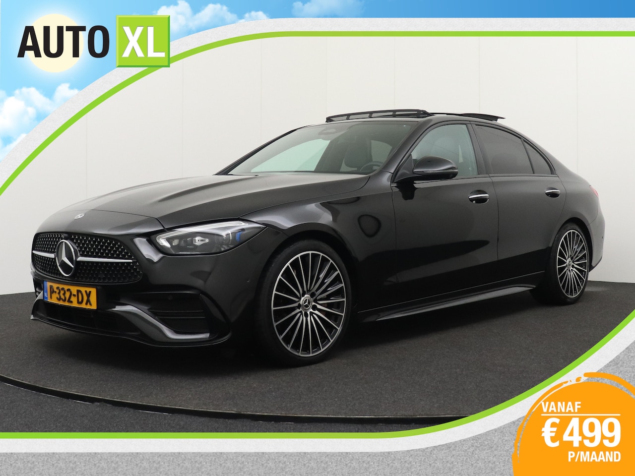 Mercedes-Benz C-klasse - 200 204 PK AMG Night-Pakket Pano-dak Laser-LED - AutoWereld.nl