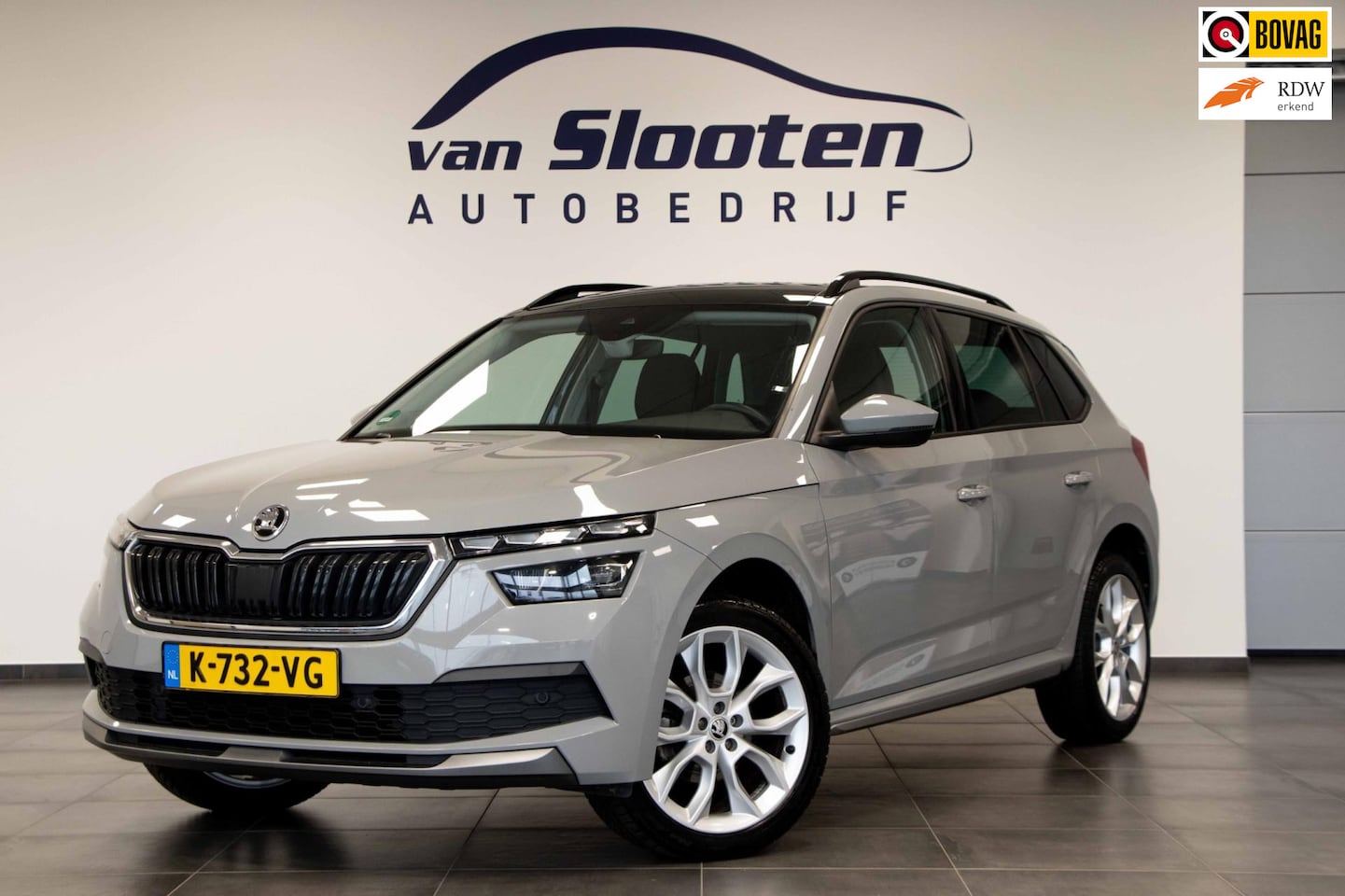 Skoda Kamiq - 1.0 TSI Business Edition|Navi|Cruise|Alcantara met Lederen bekleding|Trekhaak|PanoDak|Spec - AutoWereld.nl