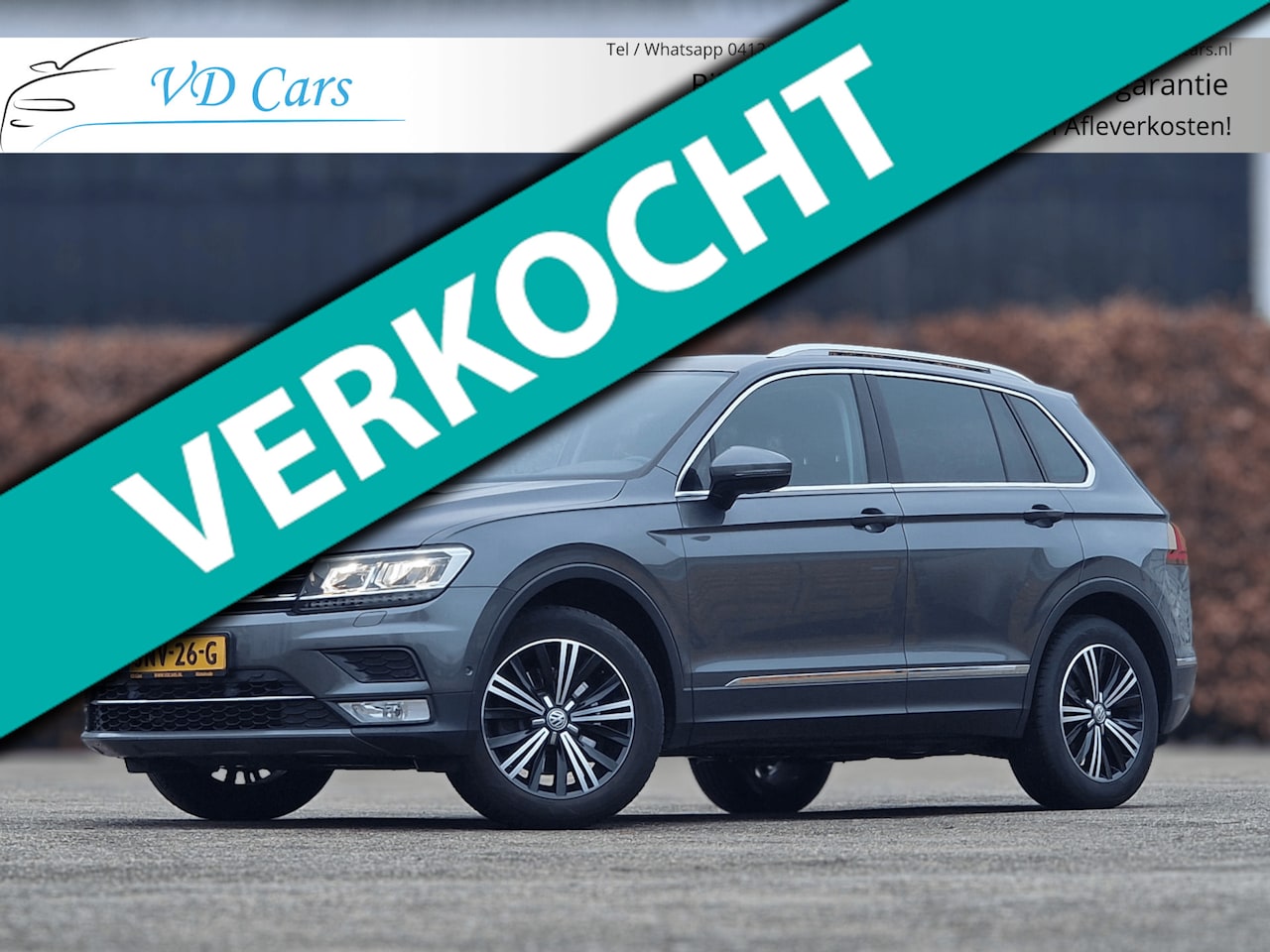 Volkswagen Tiguan - 2.0 TSI 4Motion Highline AUTOMAAT*Trekhaak*Navigatie*Camera*PDC*Cruise control*Climate con - AutoWereld.nl