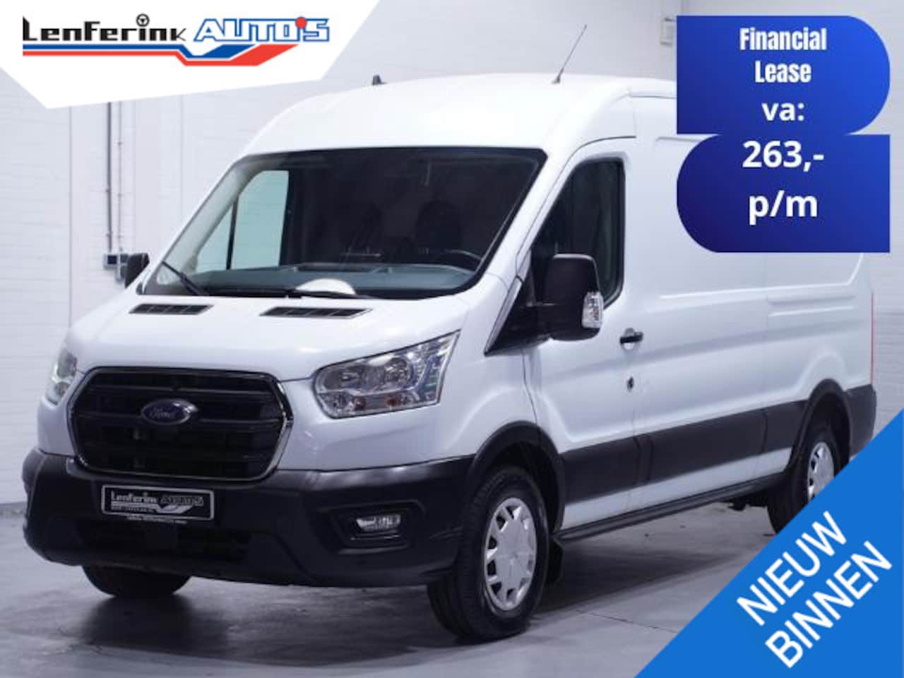 Ford Transit - 2.0 TDCI 130 pk L3H2 Trend Airco, Apple Carplay Cruise control, Laadruimte Pakket, PDC V+A - AutoWereld.nl