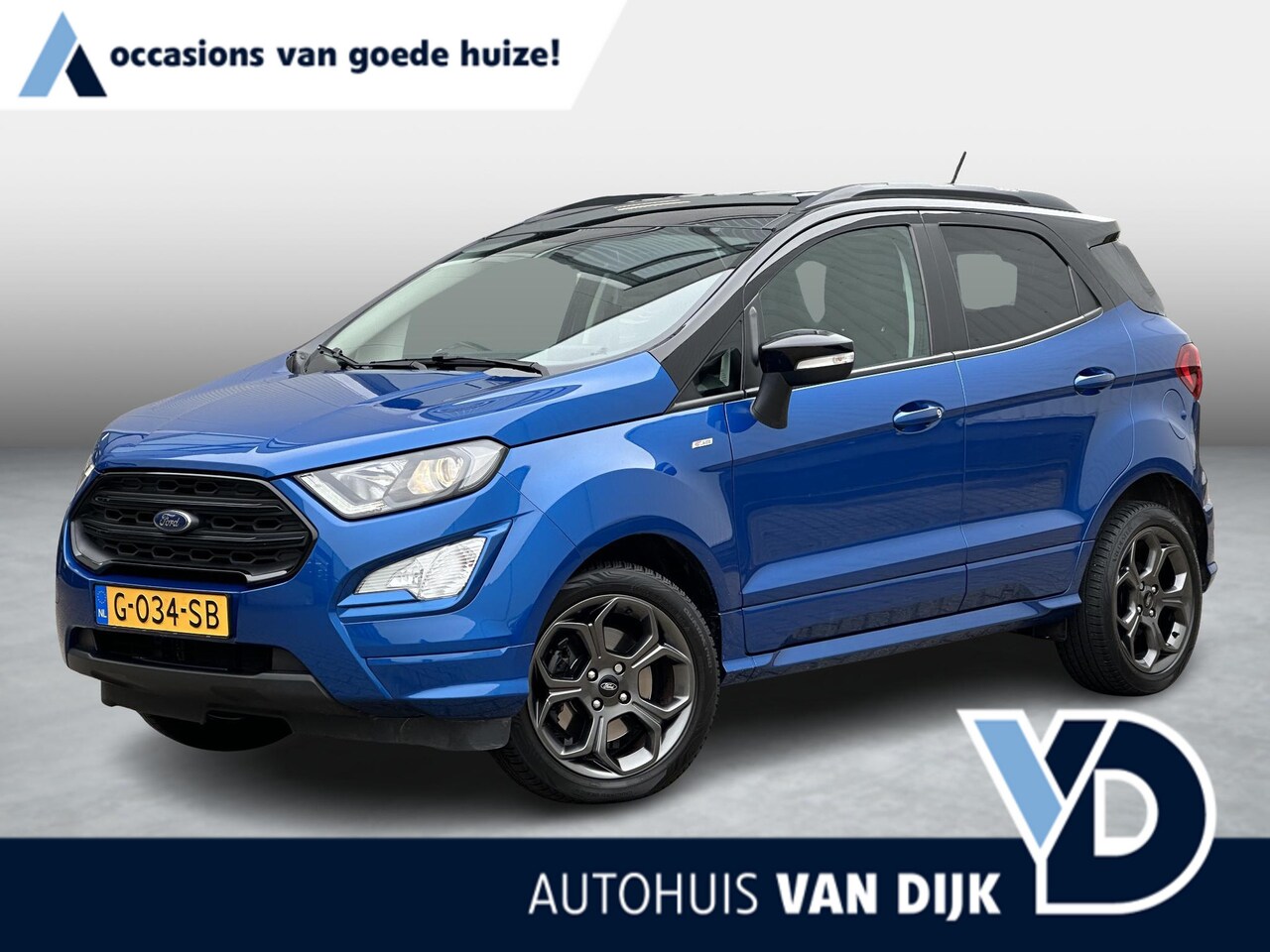 Ford EcoSport - 1.0 EcoBoost ST-Line | NL Auto/Voll.Historie/Navi/Camera/Winter-Pack/17"/Afn.Trekhaak/Appl - AutoWereld.nl