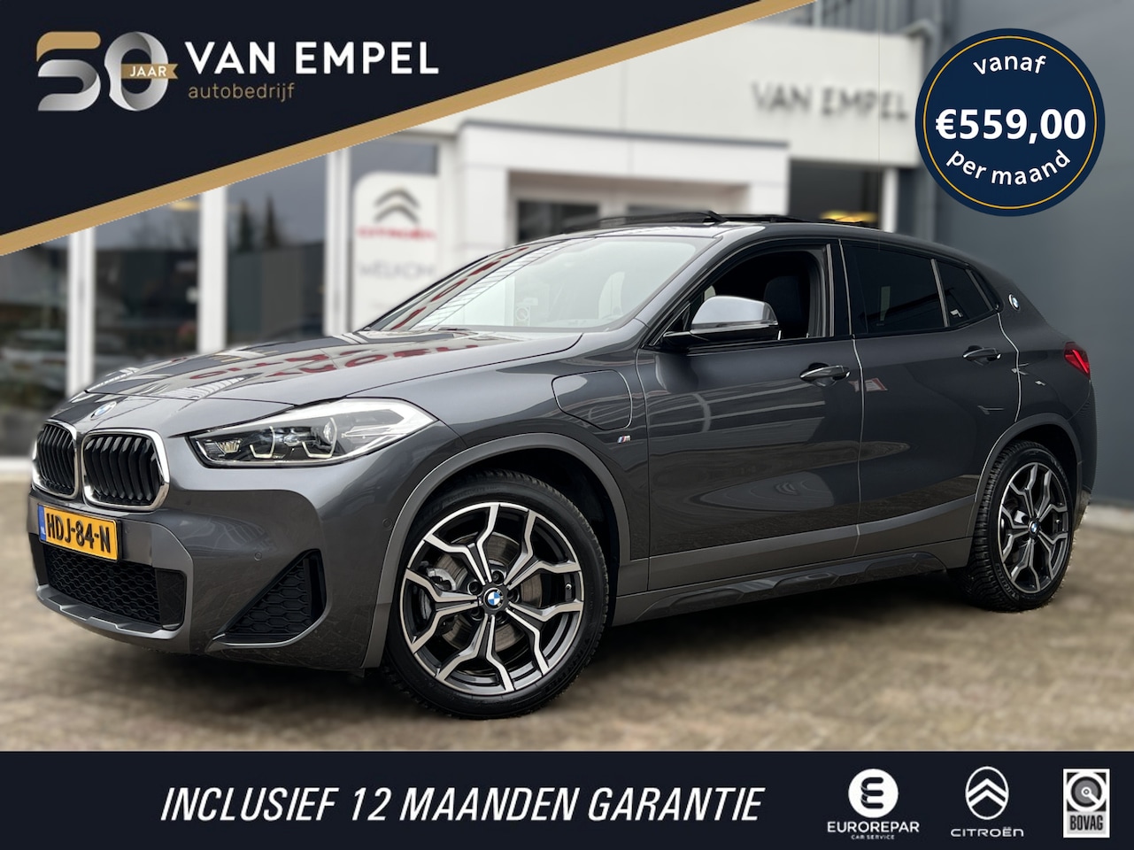 BMW X2 - XDrive25e High Executive M-Pakket interieur/exterieur | Schuif- Kanteldak | Camera | Memor - AutoWereld.nl