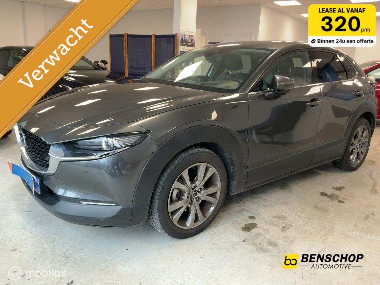 Mazda CX-30 - 2.0 e-SkyActiv-X Hybrid Luxury Schuifdak Leer Navi Carplay Bose 360 Camera - AutoWereld.nl