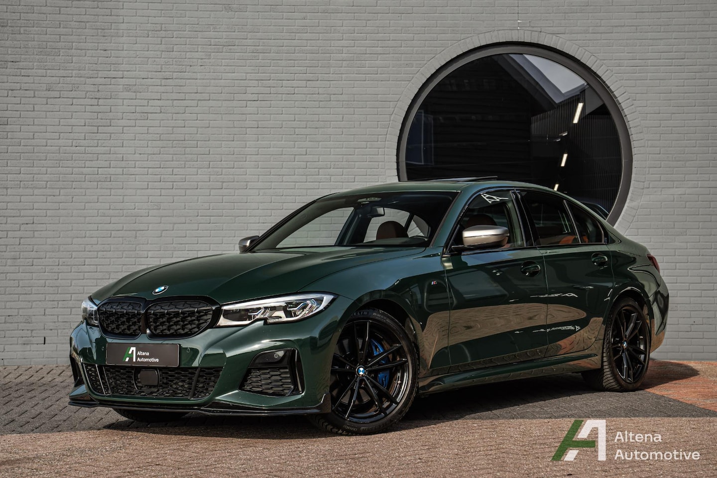 BMW 3-serie - M340i xDrive High Executive british racing green, BTW - AutoWereld.nl