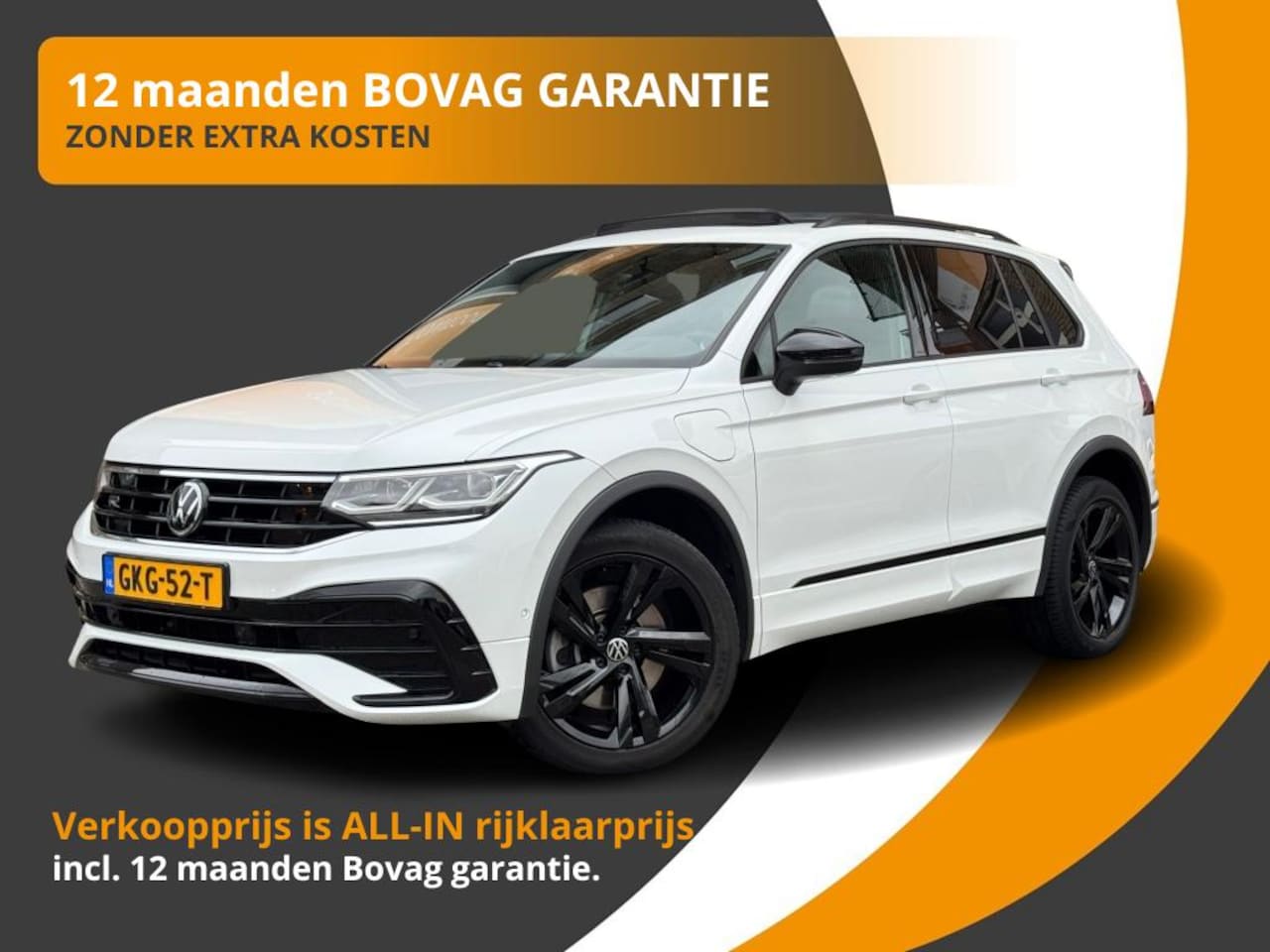 Volkswagen Tiguan - 1.4 TSI eHYBRID R-LINE PANODAK/IQ-LED/ACC/TREKHAAK/BLACKLINE/FULL OPTIONS! - AutoWereld.nl