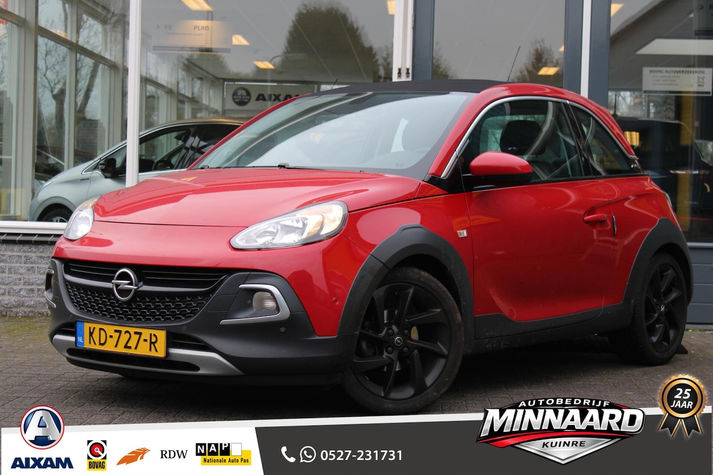 Opel ADAM - 1.0 Turbo Rocks Favourite Open dak. - AutoWereld.nl