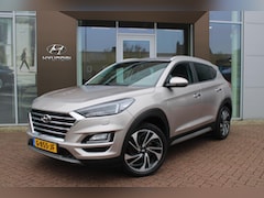 Hyundai Tucson - 1.6 T-GDI 177pk Premium Automaat Leer Airco Navi Camera Trekhaak VOL dealer onderhouden