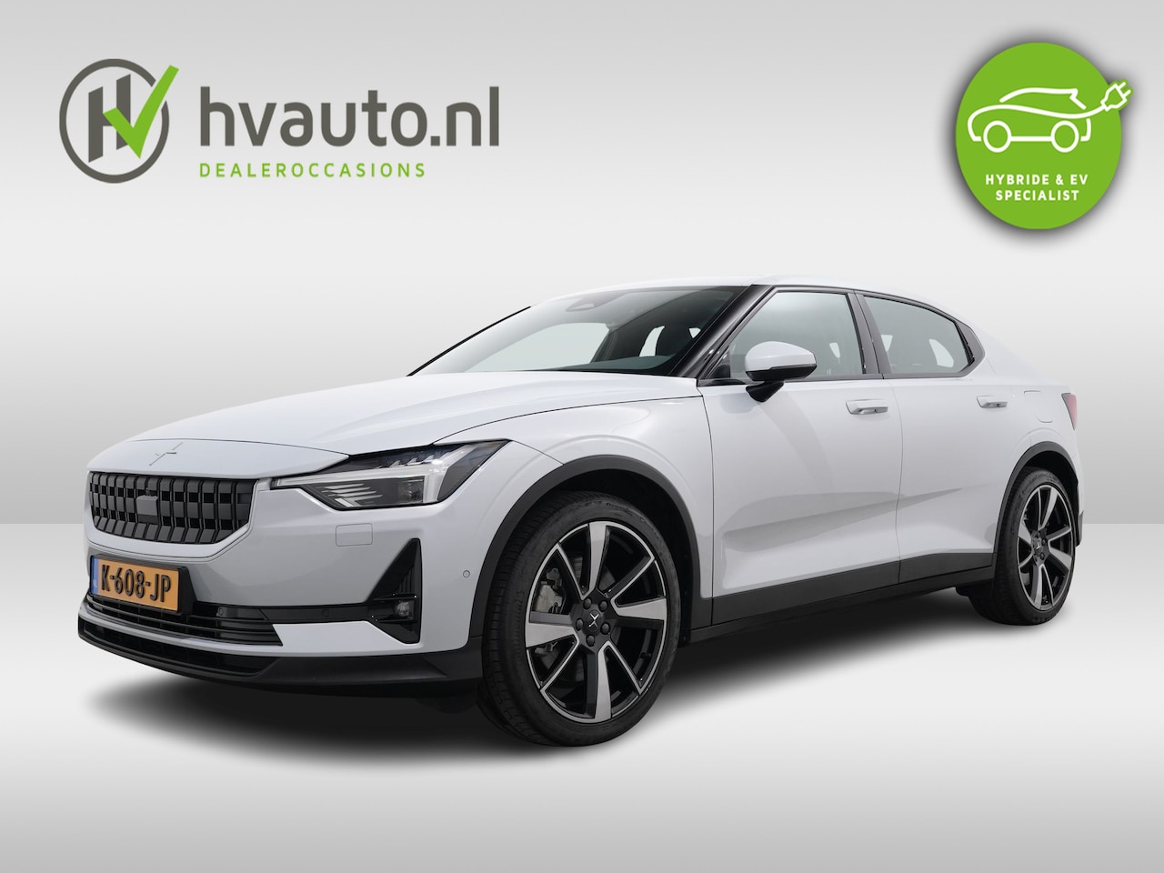 Polestar 2 - LR DUAL MOTOR 408PK 78KWH PILOT PLUS 93,33% SOH | 20 inch | Trekhaak | Panoramadak | Harma - AutoWereld.nl