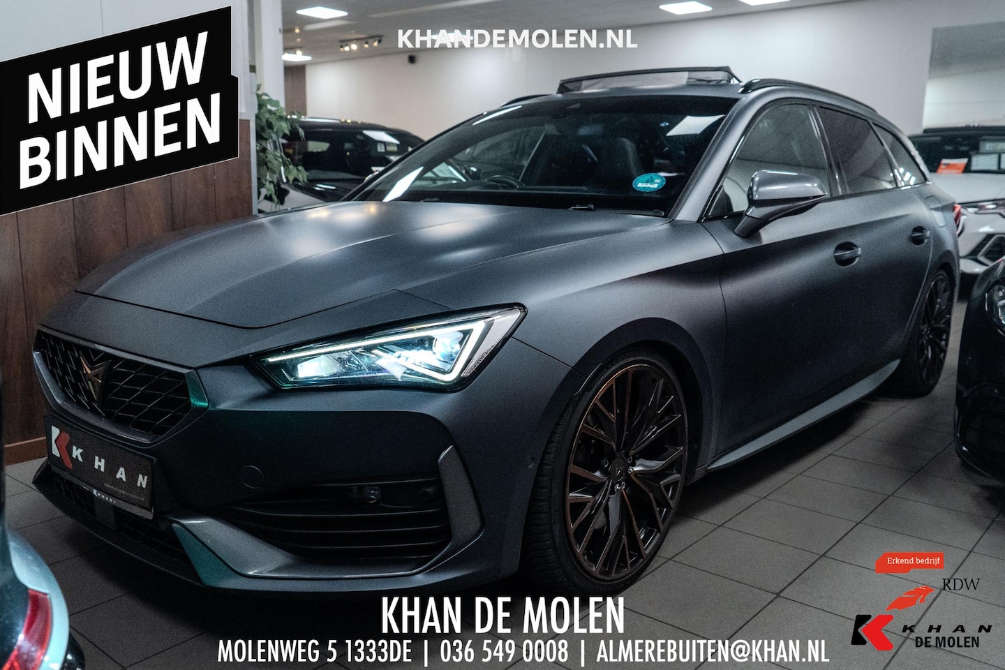 CUPRA Leon Sportstourer - 1.4 e-Hybrid 245 VOL|Pano|Memory|Elektr. Achterklep - AutoWereld.nl