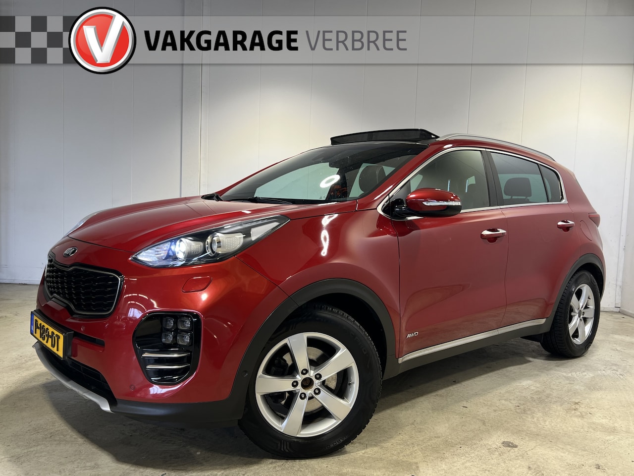 Kia Sportage - 1.6 T-GDI 4WD GT-Line PlusLine | Navigatie | LM Velgen 19" | Elektrisch Glazen Panoramadak - AutoWereld.nl