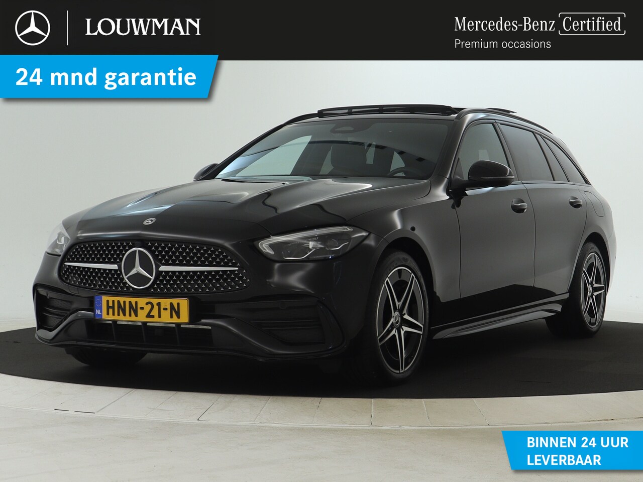 Mercedes-Benz C-klasse Estate - 300 e AMG Plug-In Hybride | AMG Line | Memorypakket | Night Pakket | Panoramadak | Distron - AutoWereld.nl