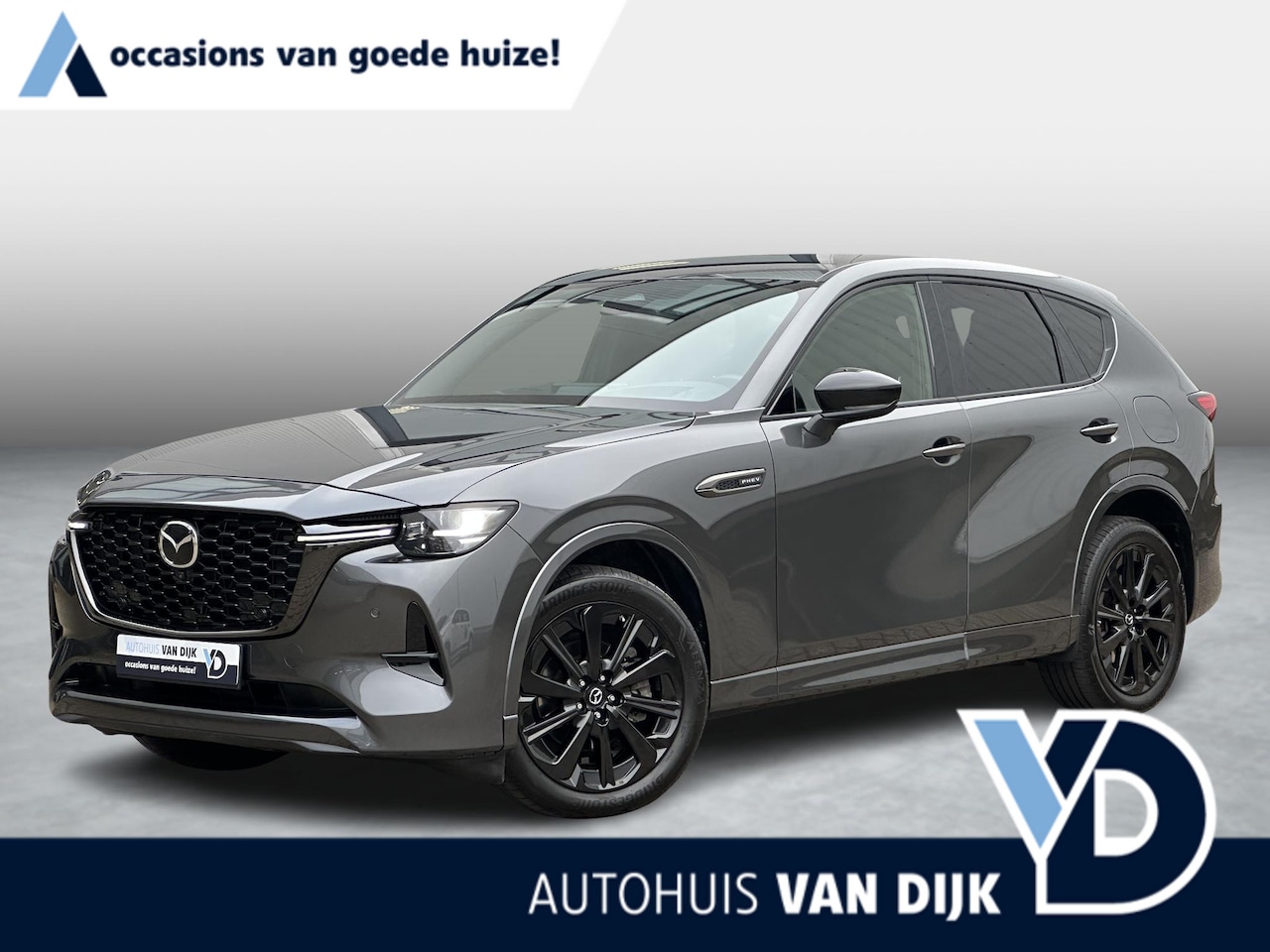 Mazda CX-60 - 2.5 e-SkyActiv PHEV Homura Business Edition | Leder/Treh.Elektr./Adapt.Cruise/Head-Up/20-i - AutoWereld.nl