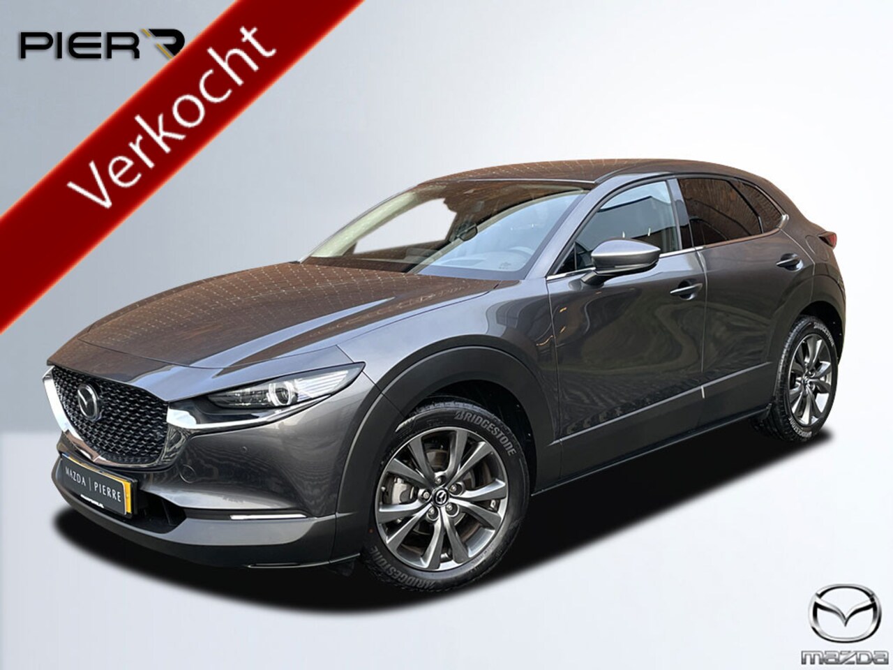 Mazda CX-30 - 2.0 e-SkyActiv-X 186 M Hybrid Luxury | AUTOMAAT | TREKHAAK | LEDER | BOSE | - AutoWereld.nl