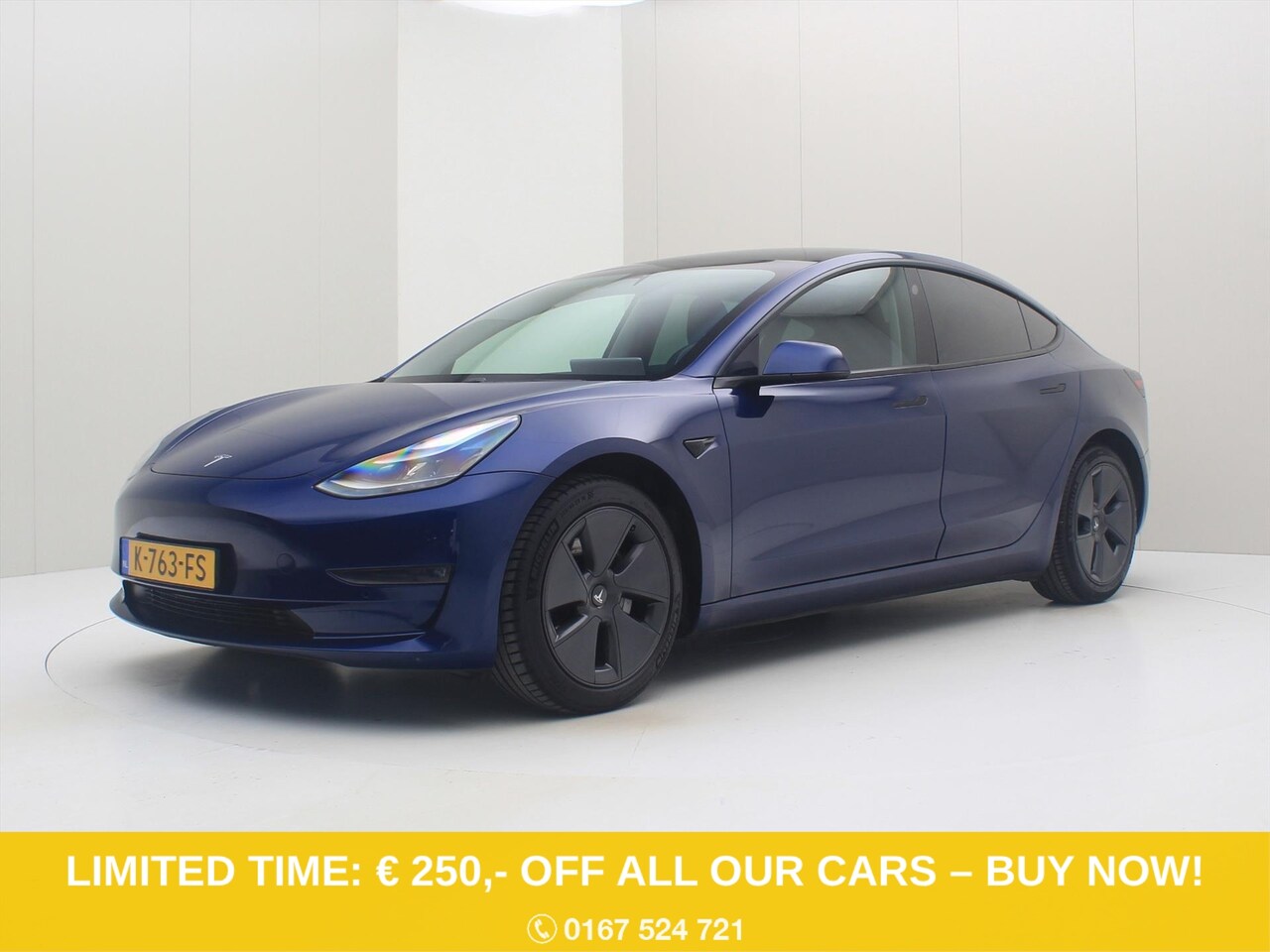 Tesla Model 3 - Long-Range AWD 351pk 75 kWh 90% SoH FACELIFT [ WARMTEPOMP+AUTOPILOT+620KM WLTP+PREMIUM AUD - AutoWereld.nl