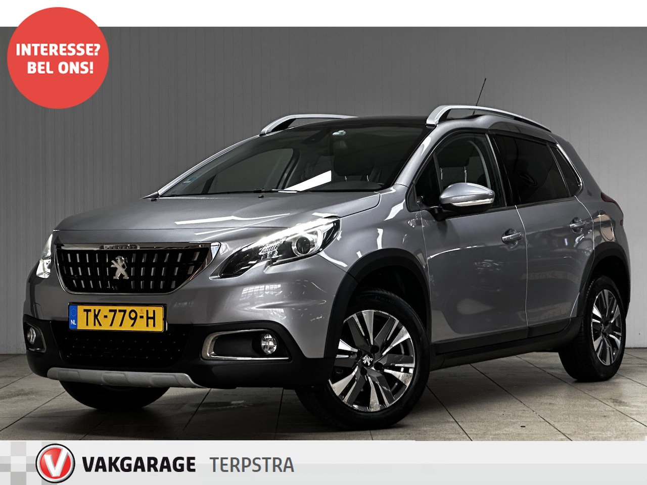 Peugeot 2008 - 1.2 PureTech Allure /D-Riem Verv. 85.000KM! /Pano-Dak! /Half Leder /Camera /Trekhaak /Appl - AutoWereld.nl