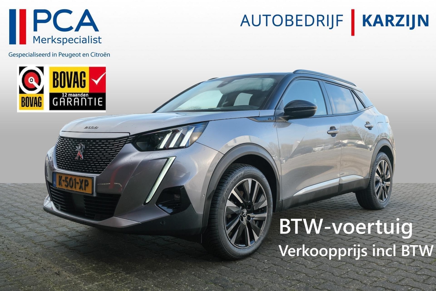 Peugeot e-2008 - EV GT Première 1 fase 50 kWh - AutoWereld.nl