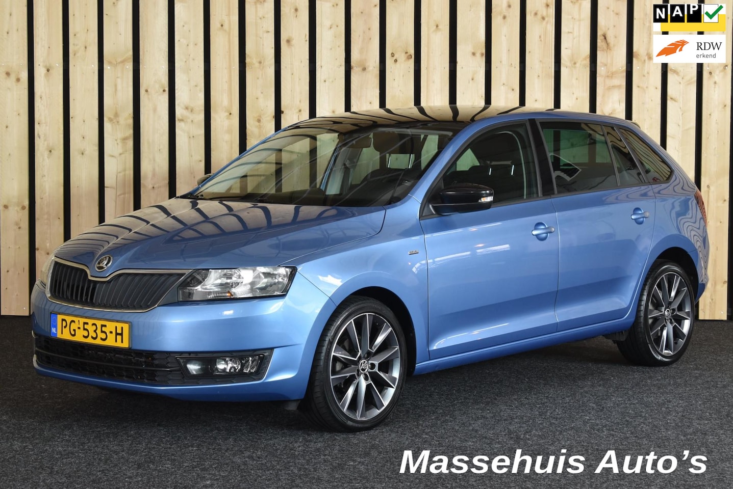 Skoda Rapid Spaceback - 1.2 TSI Greentech Drive 143dkm Automaat DSG Panoramadak Navi Clima Cruise PDC 17" Nwe APK - AutoWereld.nl