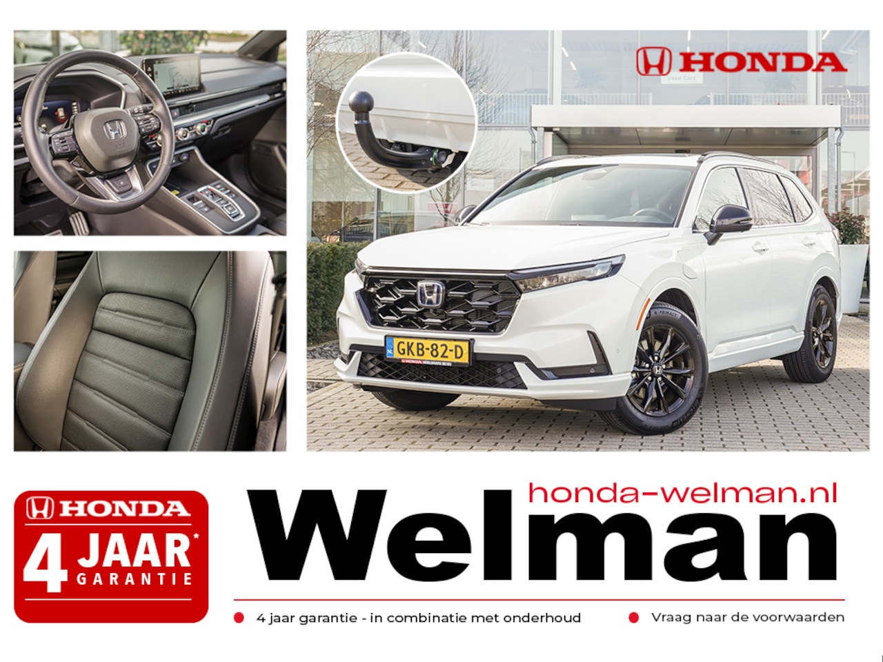 Honda CR-V - 2.0i e:PHEV ADVANCE TECH - PLUG IN HYBRID - TREKHAAK - AUTOMAAT - AutoWereld.nl