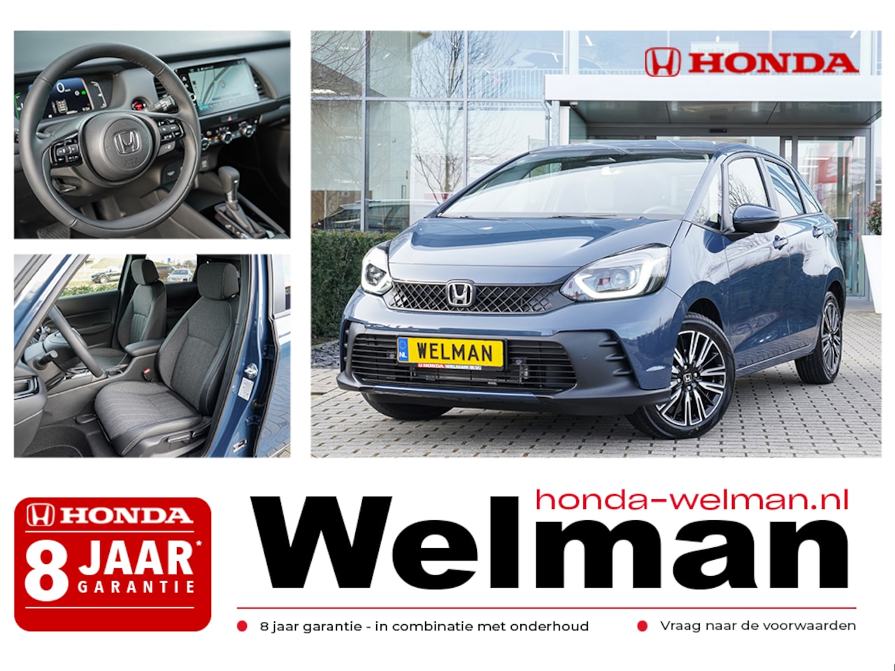 Honda Jazz - 1.5i e:HEV ADVANCE - NIEUW - 122 PK - FULL HYBRID - AUTOMAAT - AutoWereld.nl