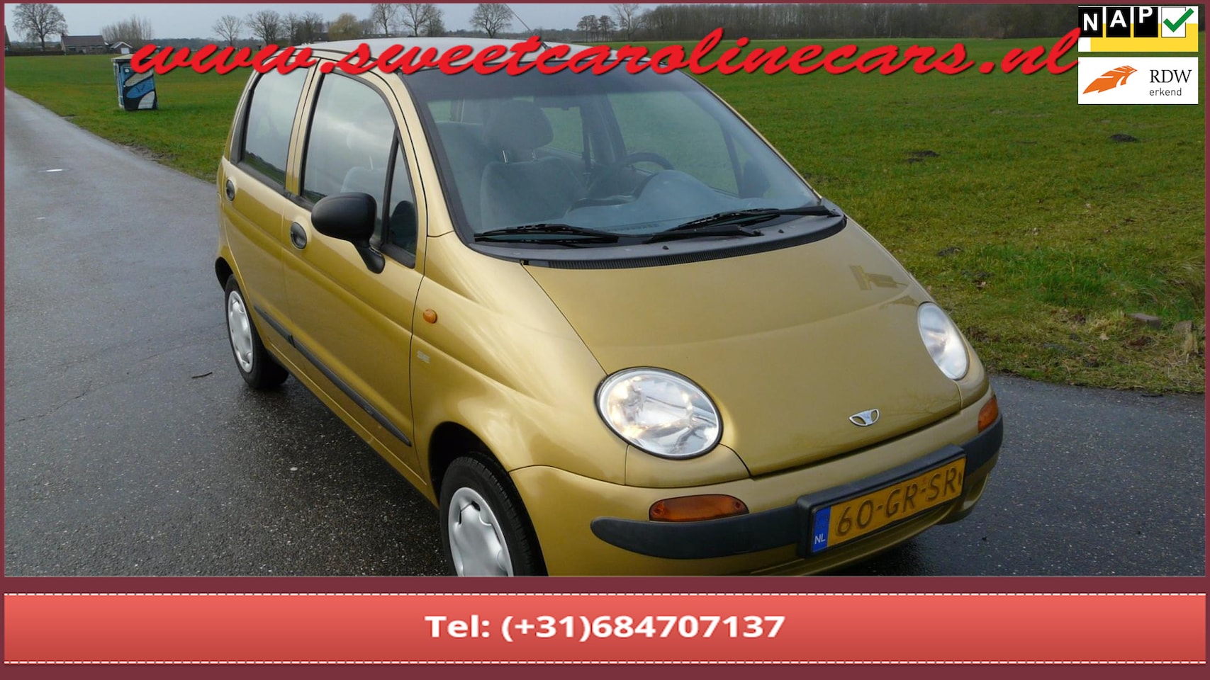 Daewoo Matiz - 0.8 Spirit 0.8 Spirit ,Elec.pakket,Stuurbekrachtiging, 87.000 KM NAP!! - AutoWereld.nl