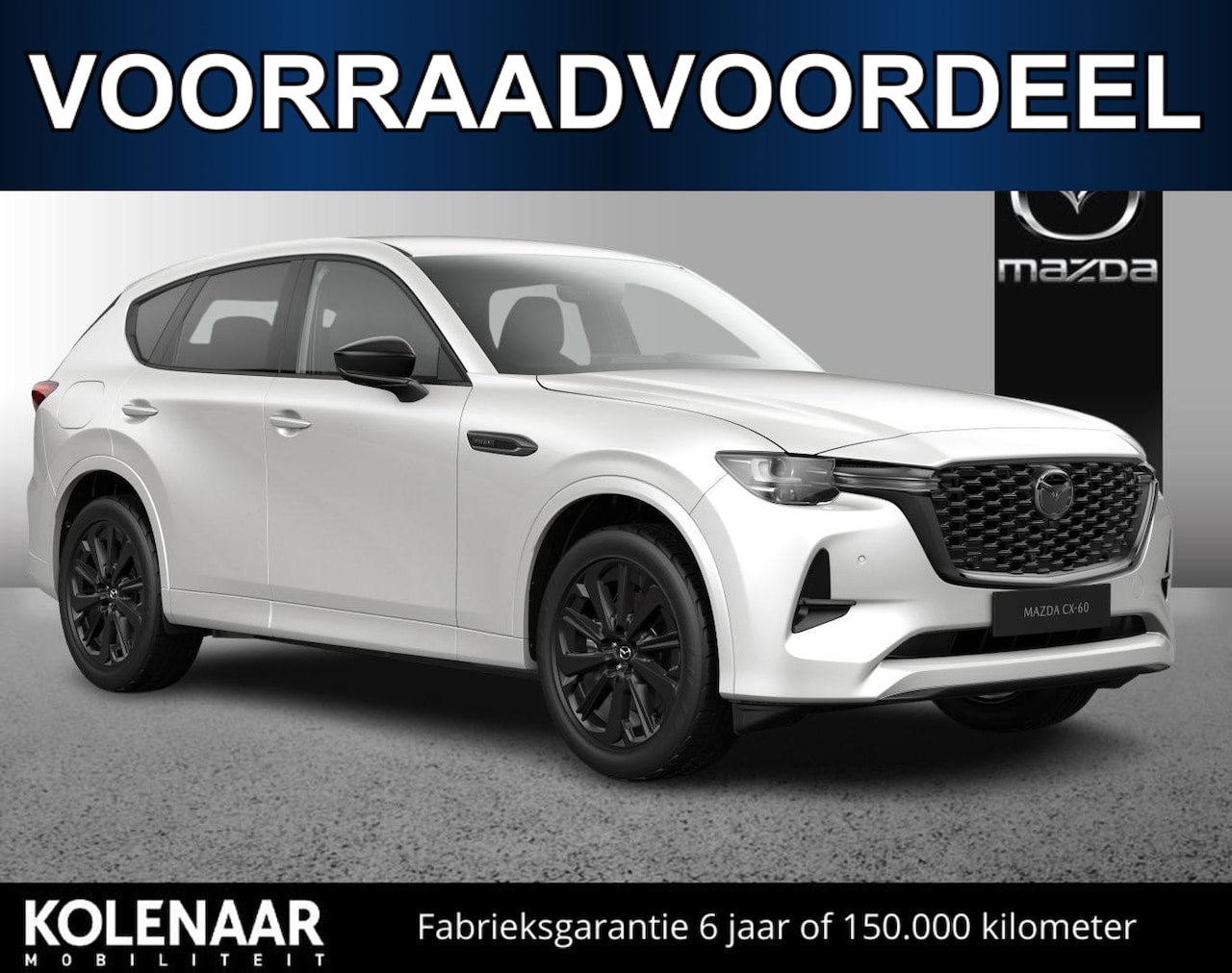 Mazda CX-60 - Homura Business Edition 2.5 PHEV 327 AWD /Direct leverbaar/KOLENAAR VOORRAADKNALLER!/Van € - AutoWereld.nl